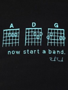 Now start a band