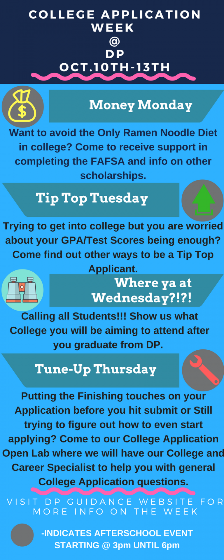 College Application Week DP Dr. Phillips Guidance