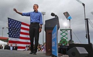 DAYS BEFORE ELECTION. Obama campaigns for Hillary Clinton in Osceola County. photo/Red Huber/Orlando Sentinel/TNS