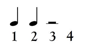 Half note example 4