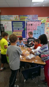 Creating paper rockets