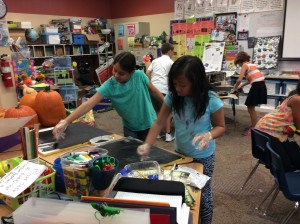 Painting our new tiles