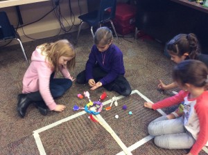 2nd Grade-PLTW-testing our seed dispensers